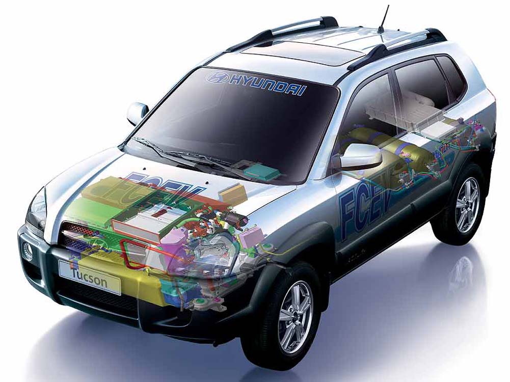 Todos los vehículos de hidrógeno de Hyundai. 9 Motor16 4HYUNDAITUCSONFCEV Motor16