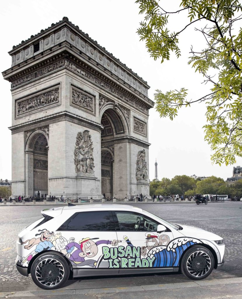 Los art cars de Hyundai y Kia toman París 4 Motor16 Hyundai art car Paris Expo Busan 20303 Motor16