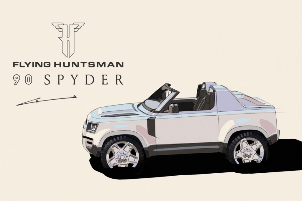 El JLR Defender roadster de Kahn se llama Flying Huntsman Spyder 90 3 Motor16 JLR Defender Flying Huntsman 90 Spyder 5 Motor16