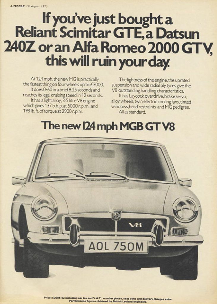 El MGB GT V8 cumple 50 años y se reencarna en el MG4 XPower... o eso dicen 2 Motor16 MGB GT V8 4 Motor16
