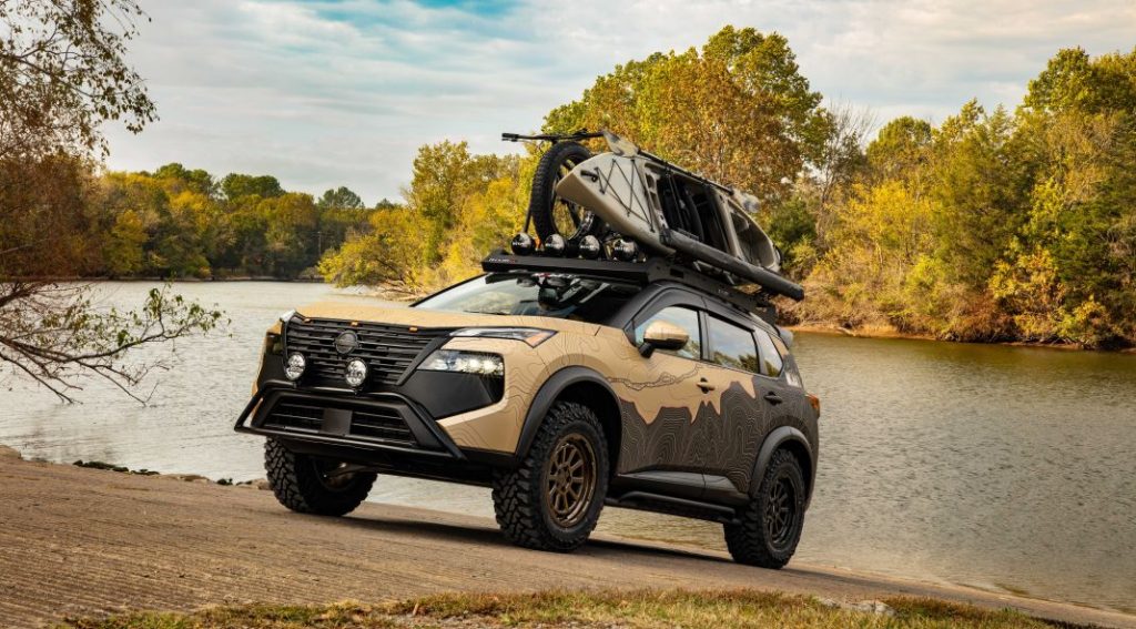 Un Nissan Navara extremo, un X-Trail todototerreno y una berlina atómica son las propuestas de Nissan en el SEMA 24 Motor16 Nissan Rogue X Trail Sema 2023 6 Motor16