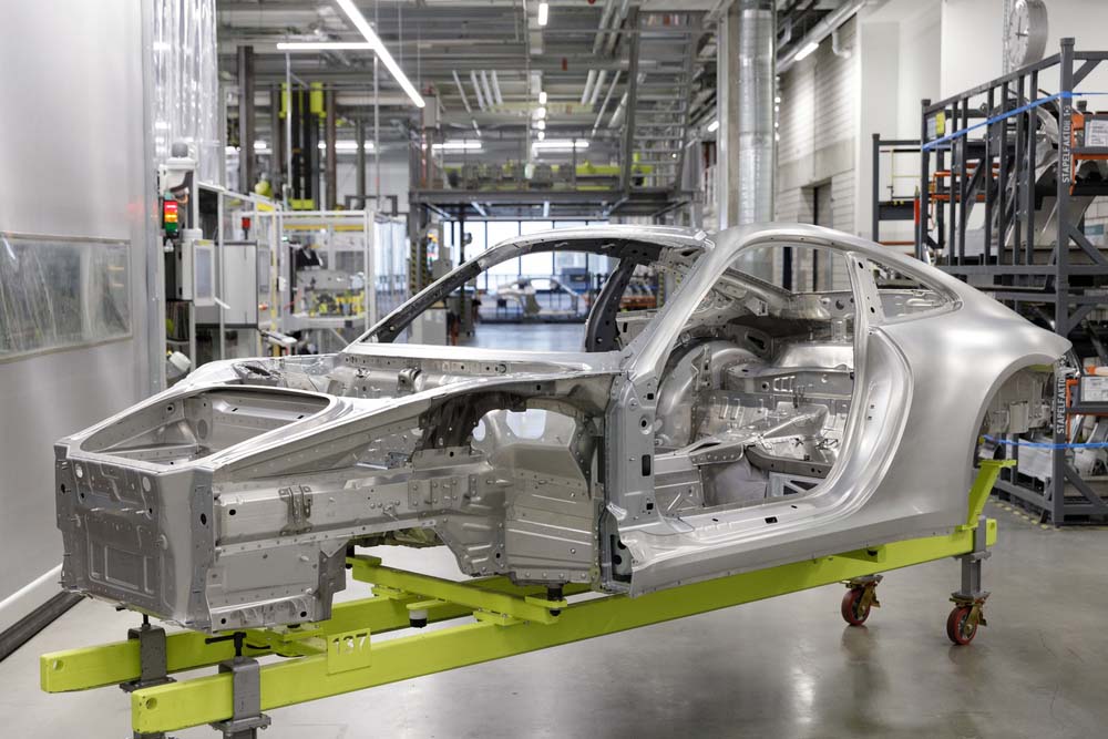 2025 Acero verde Porsche. Imagen.