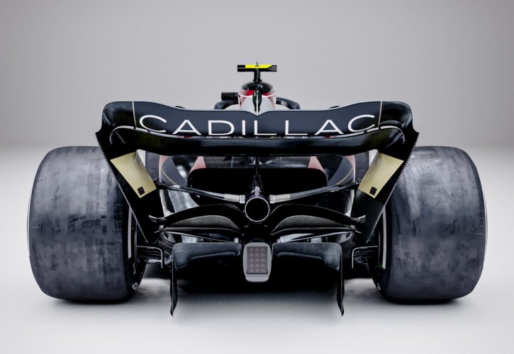 El constructor que está a punto de convertirse en el fabricante de Fórmula 1 número 11 1 Motor16 Andretti Cadillac Fórmula 1. Imagen alerón.
