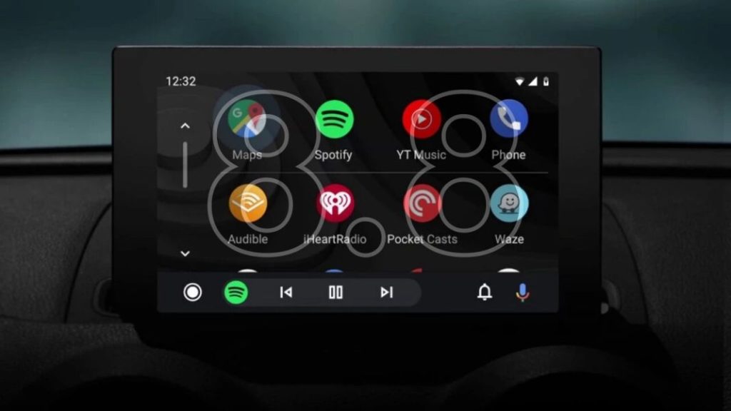 Android Auto. Imagen pantalla coche.