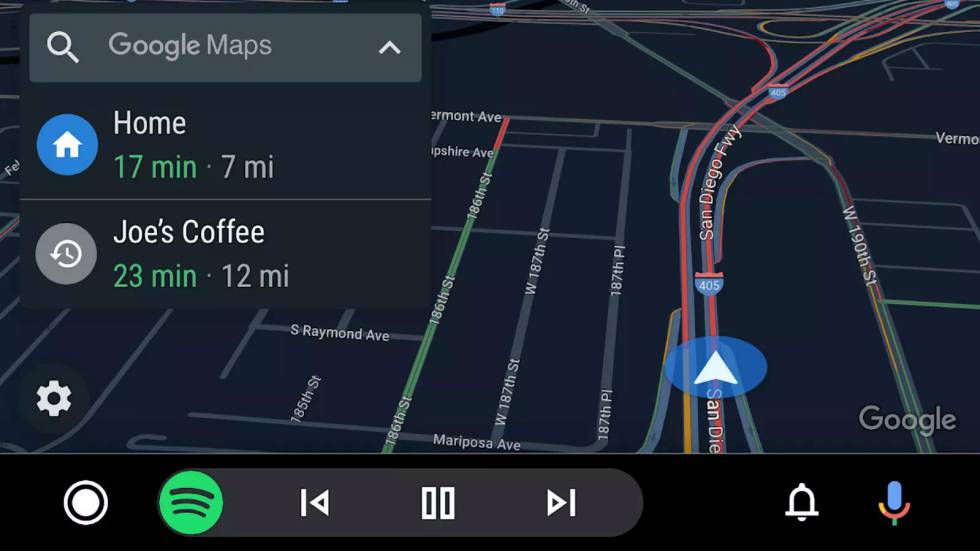Google Maps sorprende con su radical cambio en Android Auto. Y eso enfurece a todos sus usuarios 151 Motor16 maps