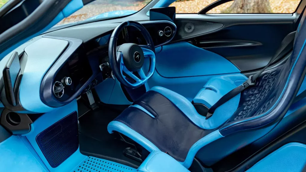 2023 McLaren Speedtail Broad Arrow. Imagen interior.