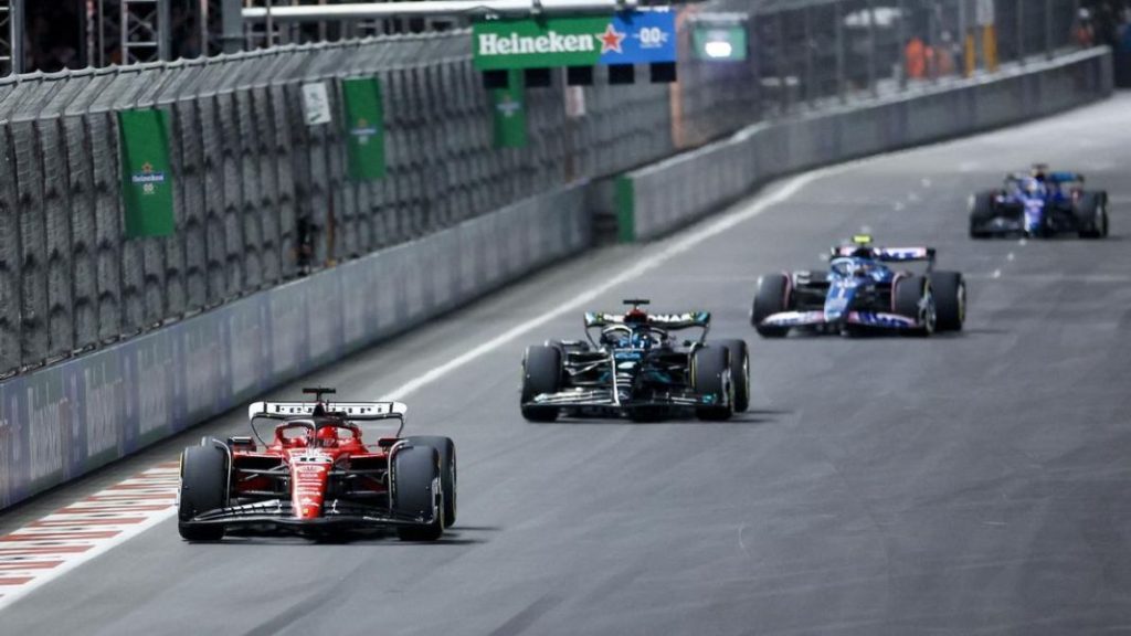 Cuando en la Fórmula 1 no todo se queda en Las Vegas 2 Motor16 2023 Gran Premio de Las Vegas F1. Imagen carrera.
