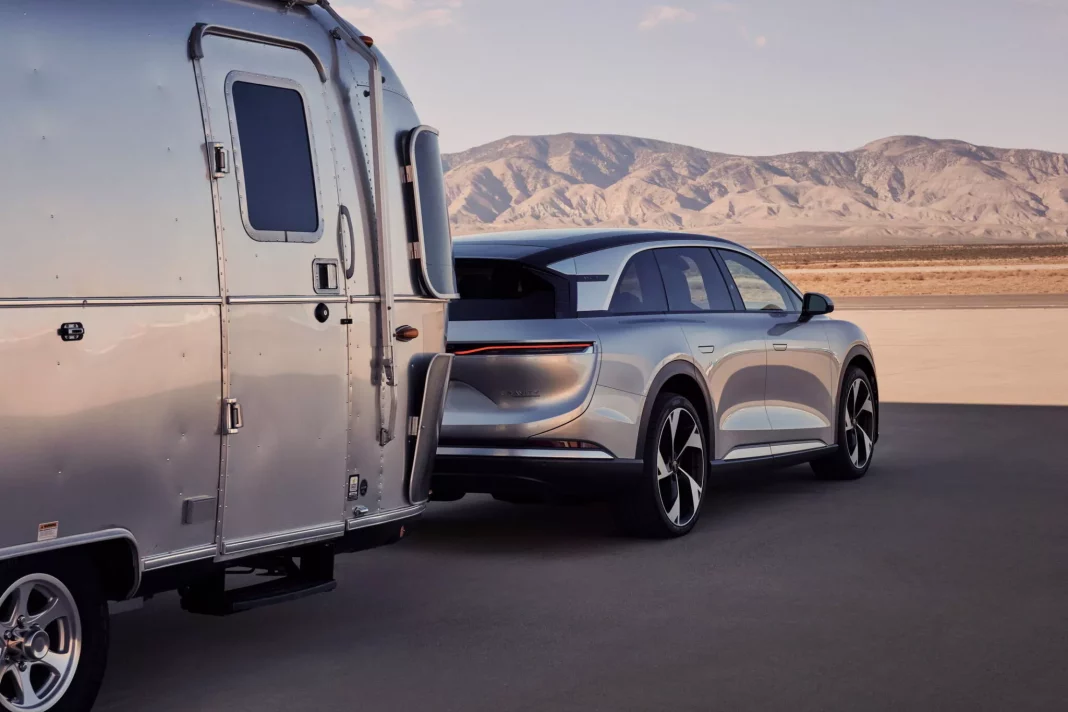 2023 Lucid Gravity. Imagen caravana.