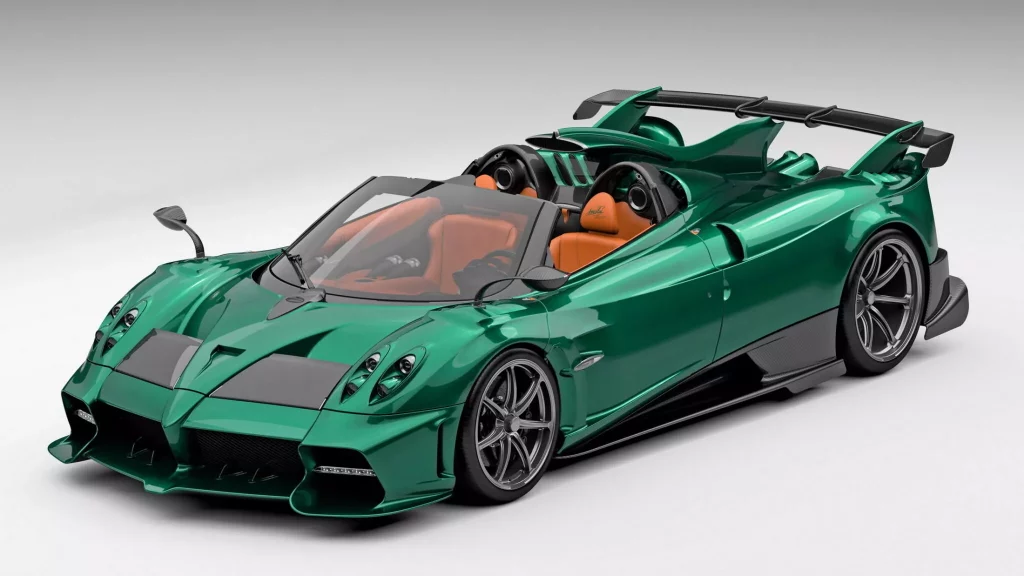 2023 Pagani Huayra Imola Roadster. Imagen delantera.