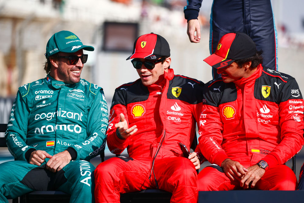 GP de Abu Dabi. La orgía de Max Verstappen y el milagro de Fernando Alonso 6 Motor16 GP ABU DABI ALONSO LECLERC SAINZ Motor16