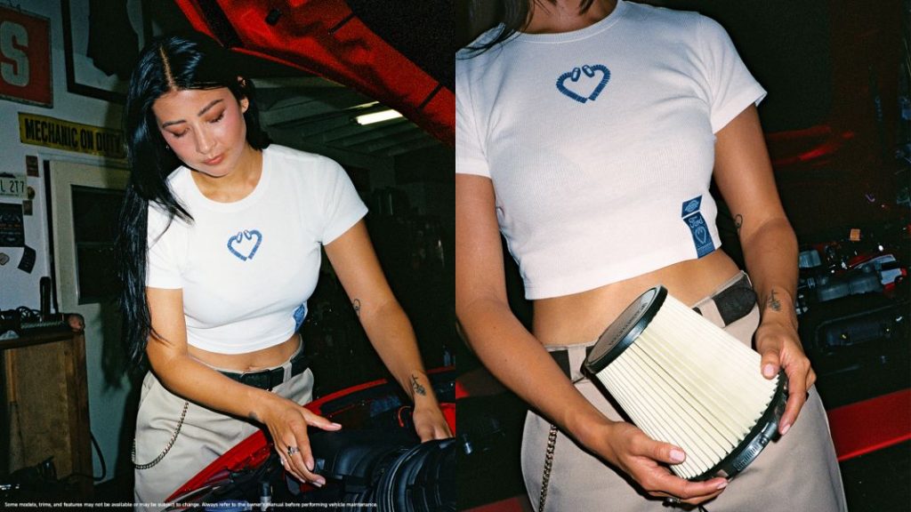 El Ford vintage de Sydney Sweeney ('Euphoria') que ha inspirado una colección de ropa 11 Motor16 SydneySweeneyxFordMustang Filter 1920x1080 00 Motor16