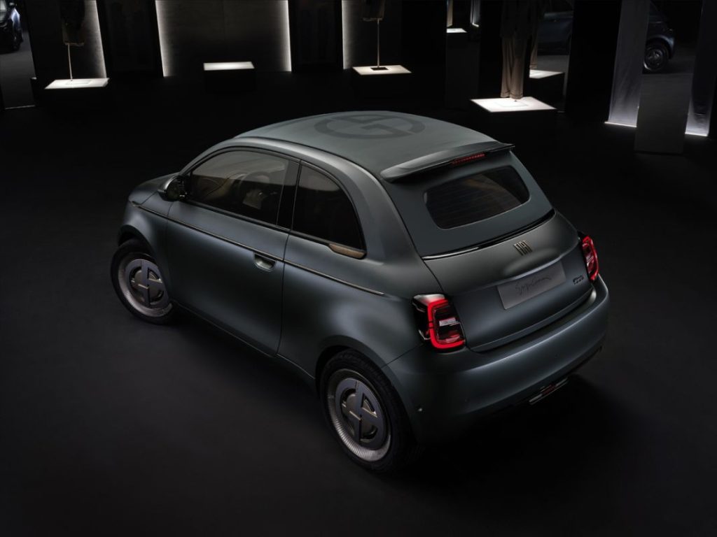 Los Fiat 500e diseñados por Armani, Bvlgari y Kartell, a subasta 9 Motor16 fiat 500 e giorgio armani2 Motor16