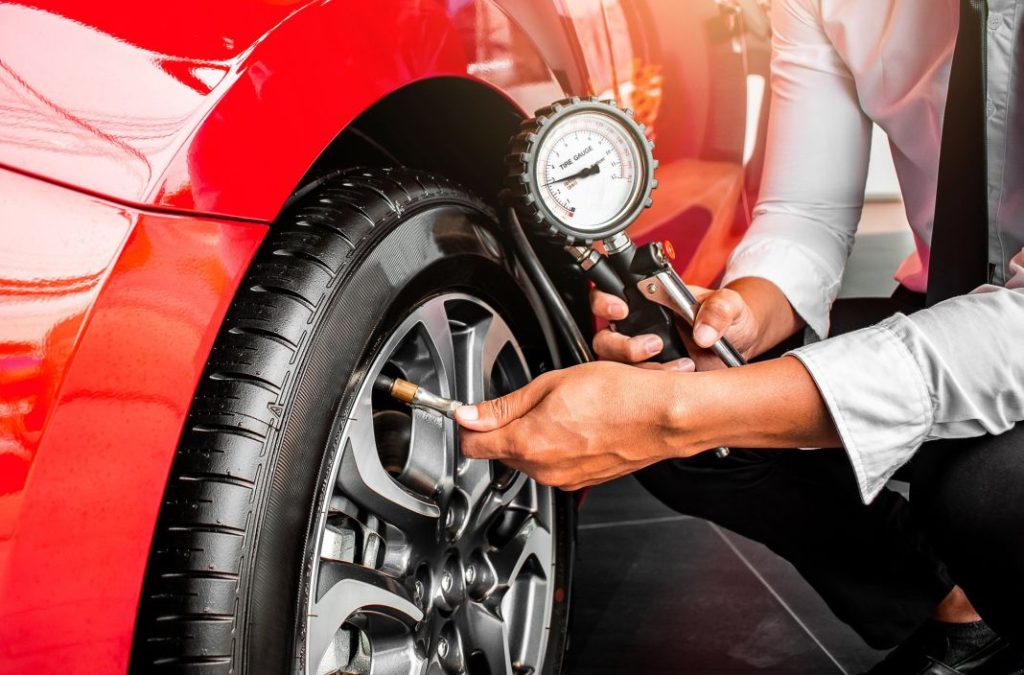 Inclinación de neumático