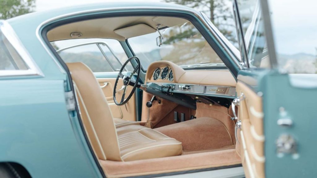 1954 Aston Martin DB2/4 Coupé. Imagen interior.