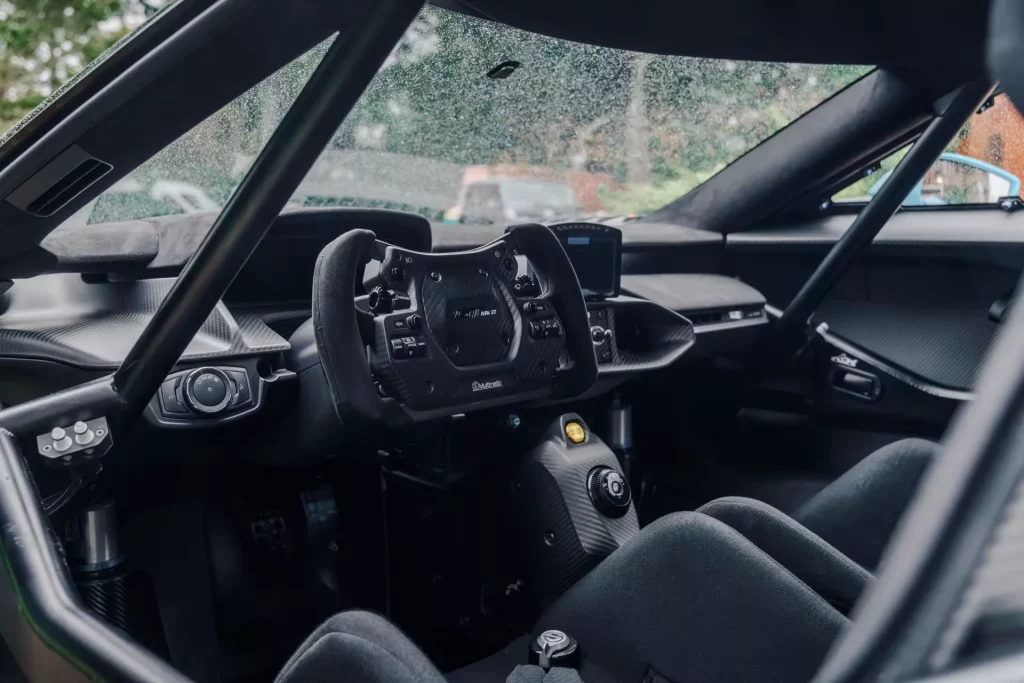 2020 Ford GT MkII Mecum. Imagen interior.