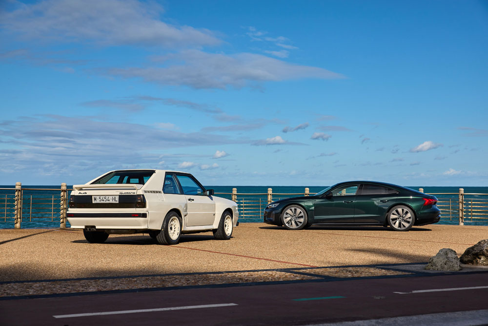Del Audi Sport Quattro al Audi RS e-tron GT: Un icono para Audi que nació para superar a sus rivales 12 Motor16 2023 Audi Sport Quattro e tron GT 9 Motor16
