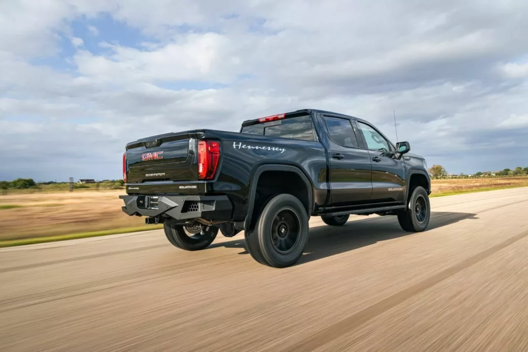 2023 Hennessey GMC Sierra Goliath 650. Imagen portada.
