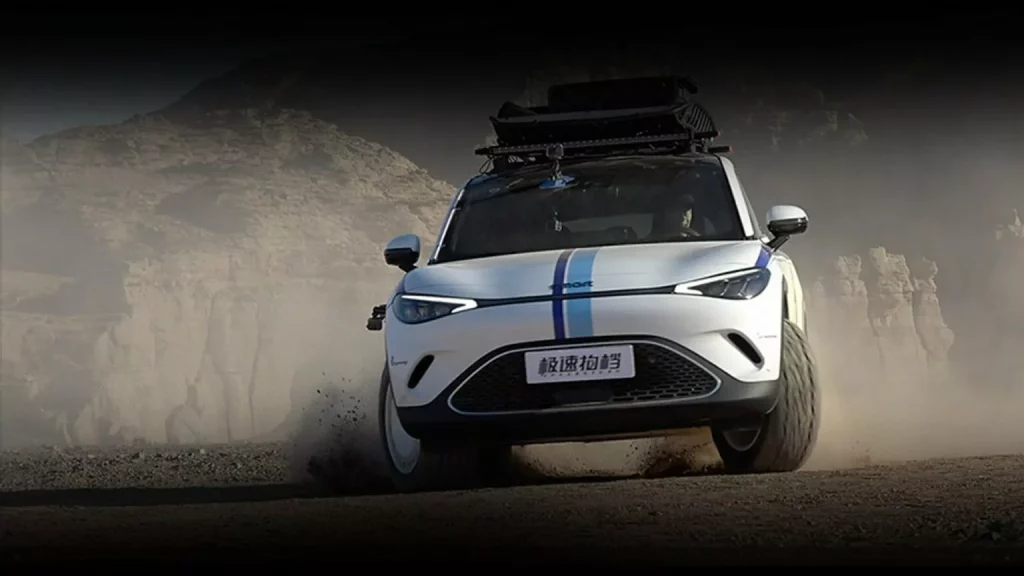 Este Smart #3 quiere conquistar el desierto del Gobi 1 Motor16 2023 Smart #3 Off-Road. Imagen movimiento.