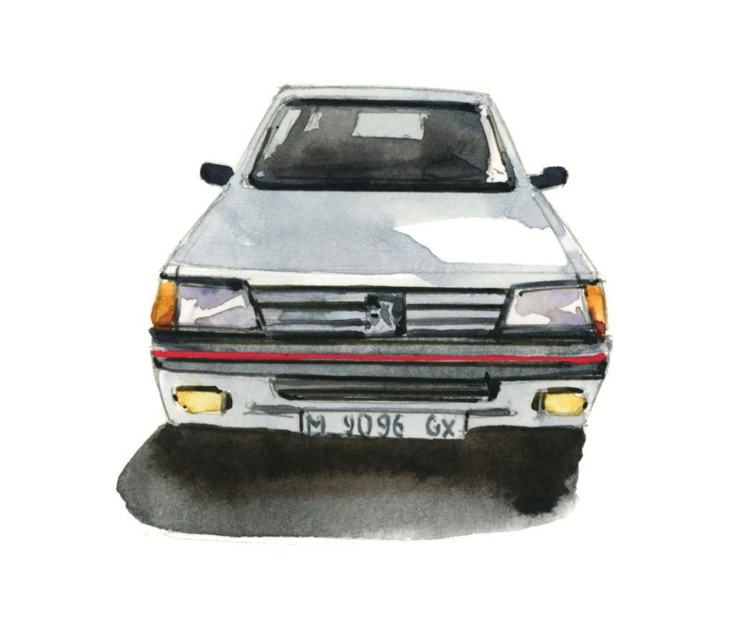 Viaje ilustrado con el Peugeot 205 de Alicia Aradilla, una de las creadoras top del país 1 Motor16 Alicia Arandilla Peugeot10 Motor16