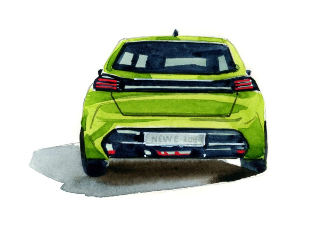 Viaje ilustrado con el Peugeot 205 de Alicia Aradilla, una de las creadoras top del país 4 Motor16 Alicia Arandilla Peugeot11 Motor16