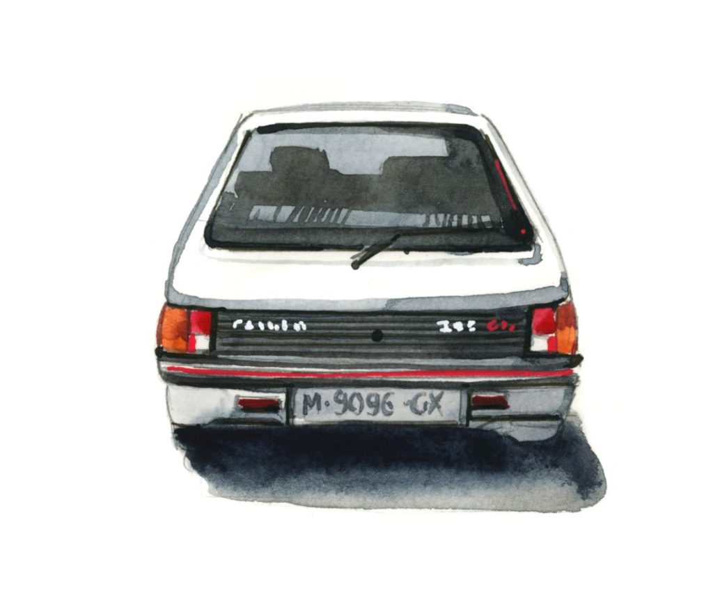 Viaje ilustrado con el Peugeot 205 de Alicia Aradilla, una de las creadoras top del país 2 Motor16 Alicia Arandilla Peugeot12 Motor16