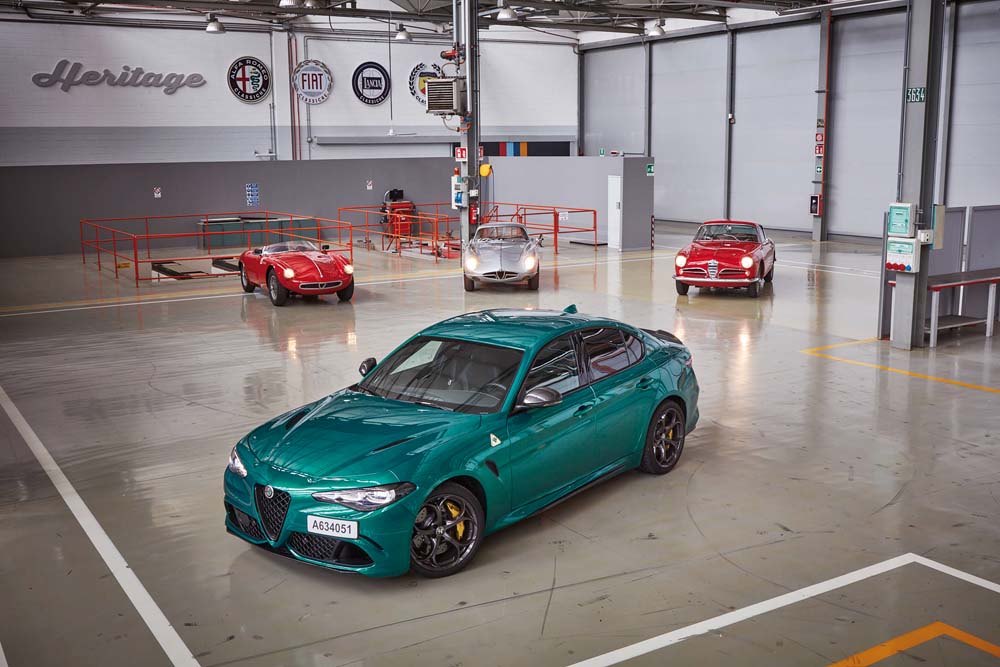 Alfa Romeo: historia y futuro siempre volcadas al talante deportivo y a la competición 20 Motor16 GIULIA QUADRIFOGLIO 100 ANIVERSARIO Motor16