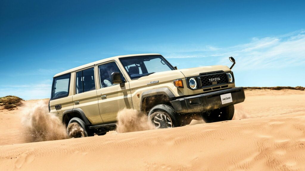 2023 Toyota Land Cruiser 70. Imagen movimiento.