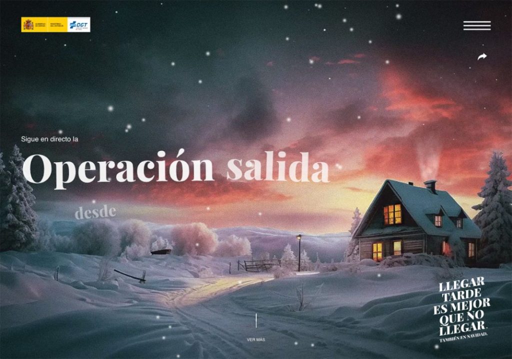 Papá Noel es el protagonista de la campaña de Navidad de la DGT.