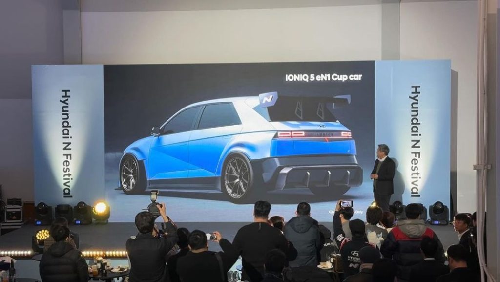 El Hyundai Ioniq 5 N contará con versión de competición para circuitos 1 Motor16 Hyundai Ioniq 5 eN1. Foto de Car Scene Korea.