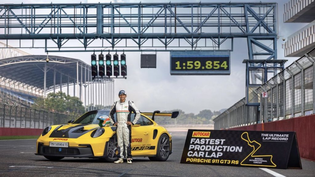 El Porsche 911 GT3 RS es el coche de calle más rápido… al menos en la India 2 Motor16 porsche 911 record circuito buddh 6 Motor16