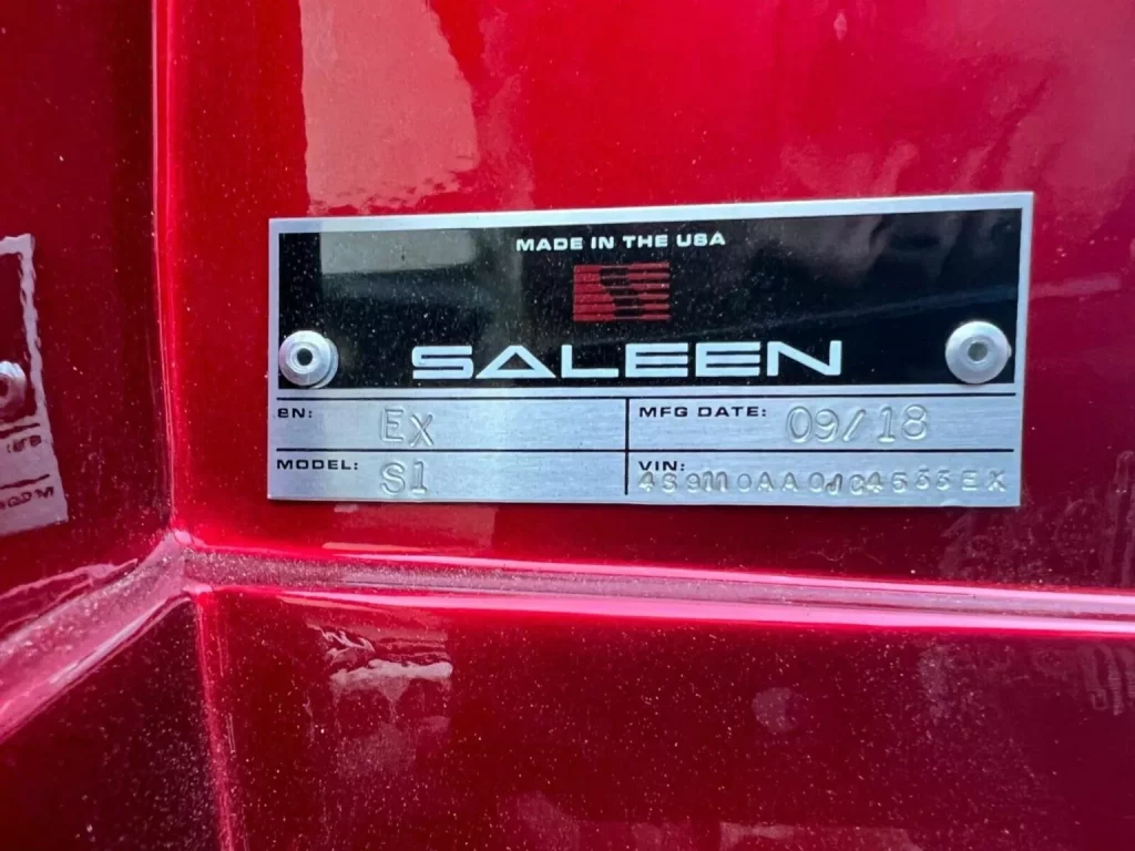 Saleen S1: El único prototipo funcional ha sido subastado en eBay 25 Motor16 2019 Saleen S1 Prototype eBay 22 Motor16