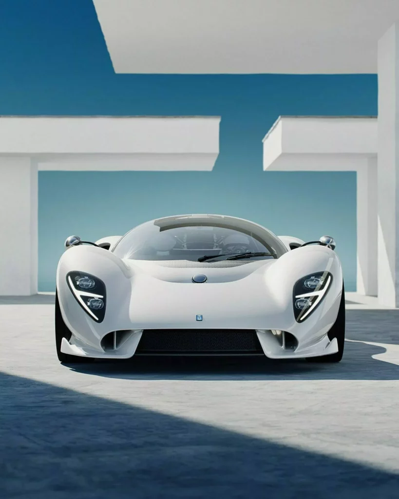 El De Tomaso P72 será una realidad gracias a HWA 1 Motor16 2024 De Tomaso P72. Imagen frontal.