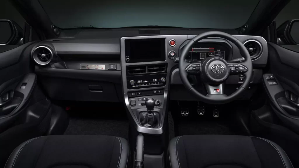 2024 Toyota GR Yaris Rovanpera. Imagen interior.