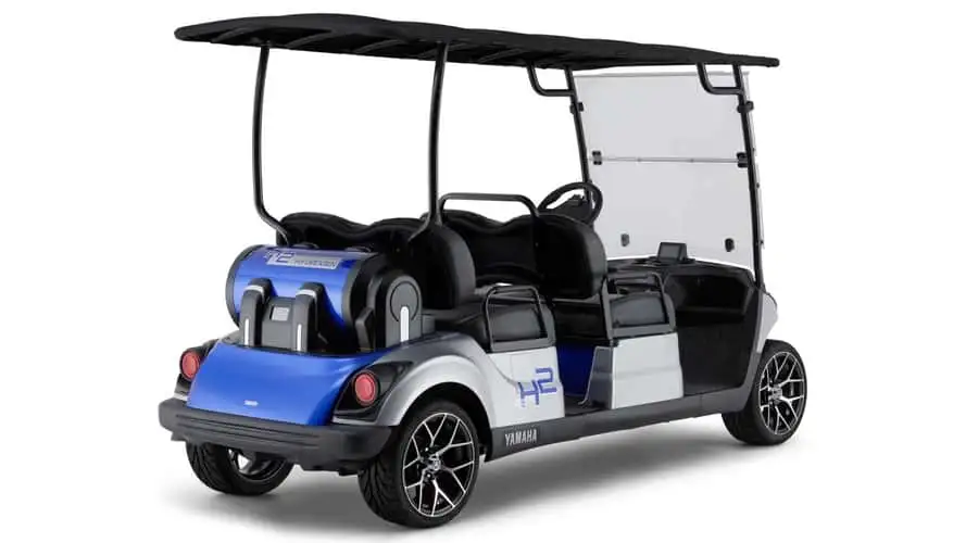 2024 Yamaha Drive H2 carrito de golf. Imagen trasera.