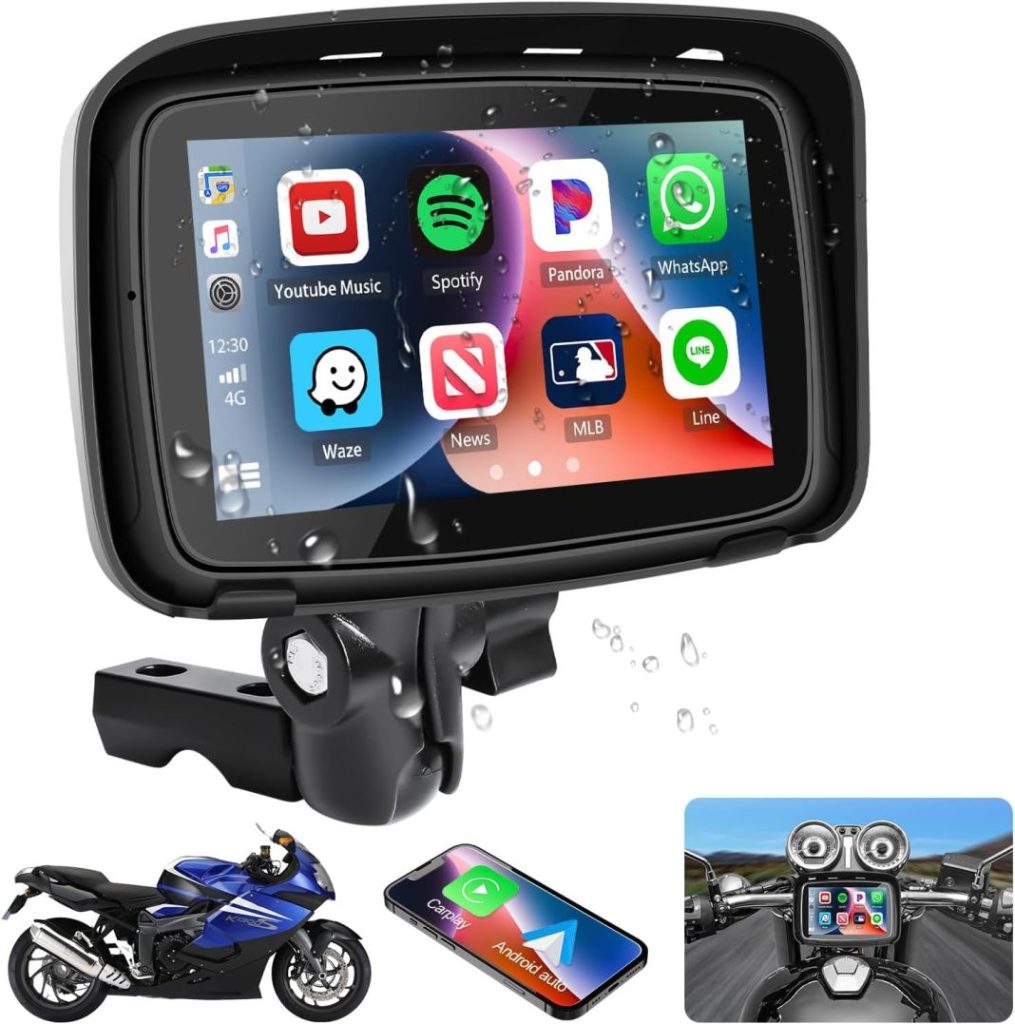 Amazon te ofrece los mejores dispositivos para tener Apple CarPlay y Android Auto en tu moto o scooter 127 Motor16 motos