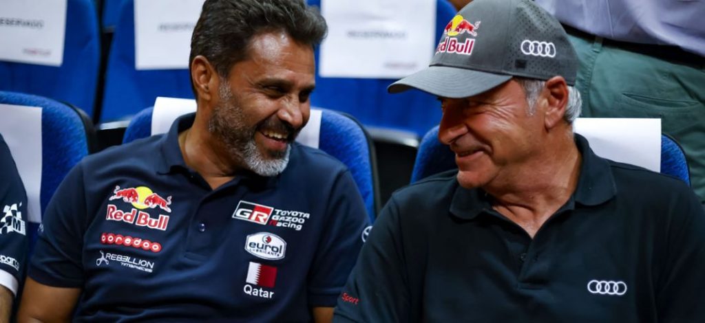 La doble victoria que no logró Nasser Al Attiyah frente a Sainz en el Dakar 2 Motor16 ATTIYA SAINZ PORTADA Motor16