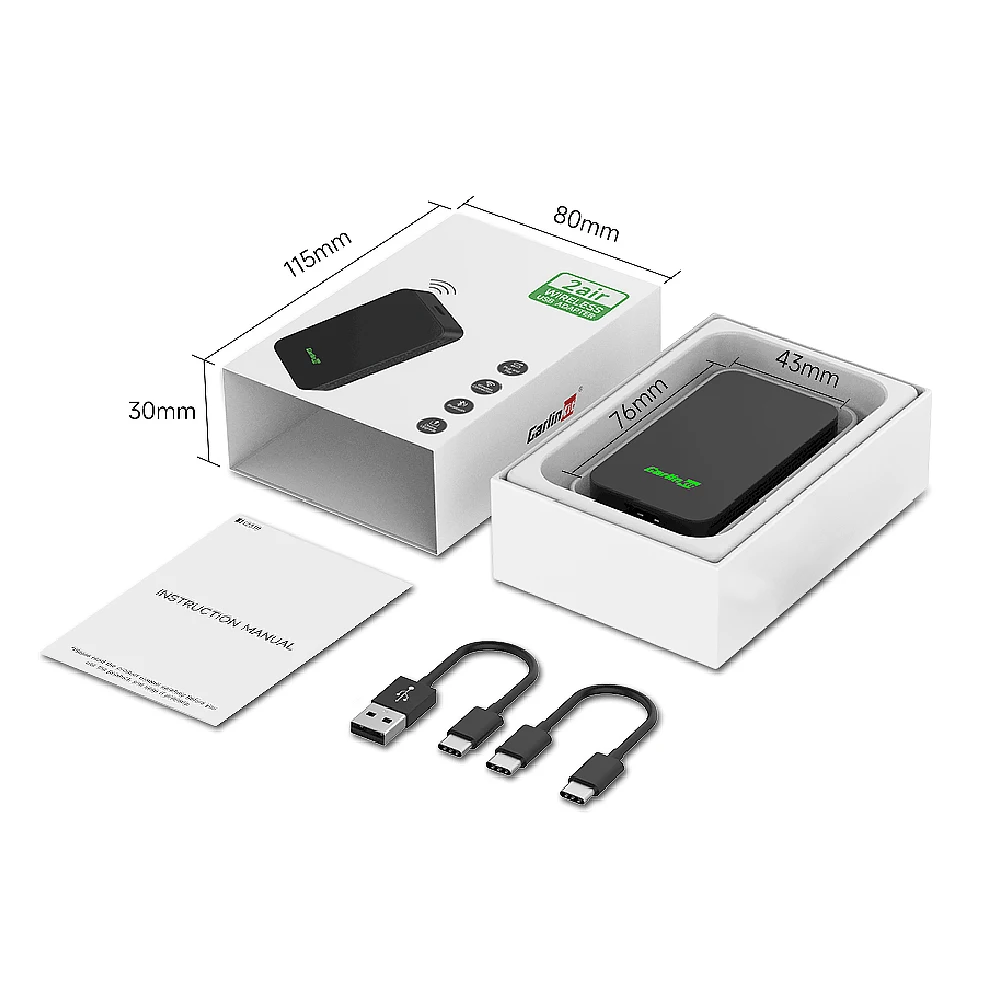 Adaptador inalámbrico CarPlay Android Auto Dongle para modificar