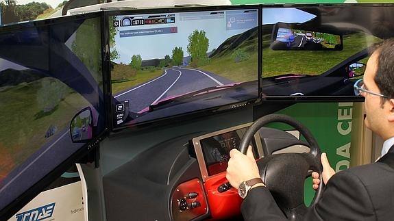 Conducción virtual: lleva a tus hijos al colegio desde casa. Una experiencia innovadora y conveniente te espera 3 Motor16 Imagen simulador trafico fes de torre 2 575x323 1 Motor16