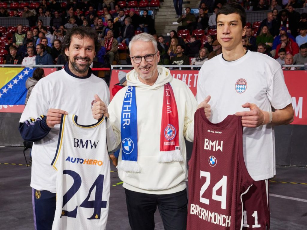 ¿Sabías que hay una marca de coches que dona 1.000 euros por cada mate de baloncesto? 1 Motor16 Mates solidarios BMW Real Madrid Bayer Munich1 Motor16