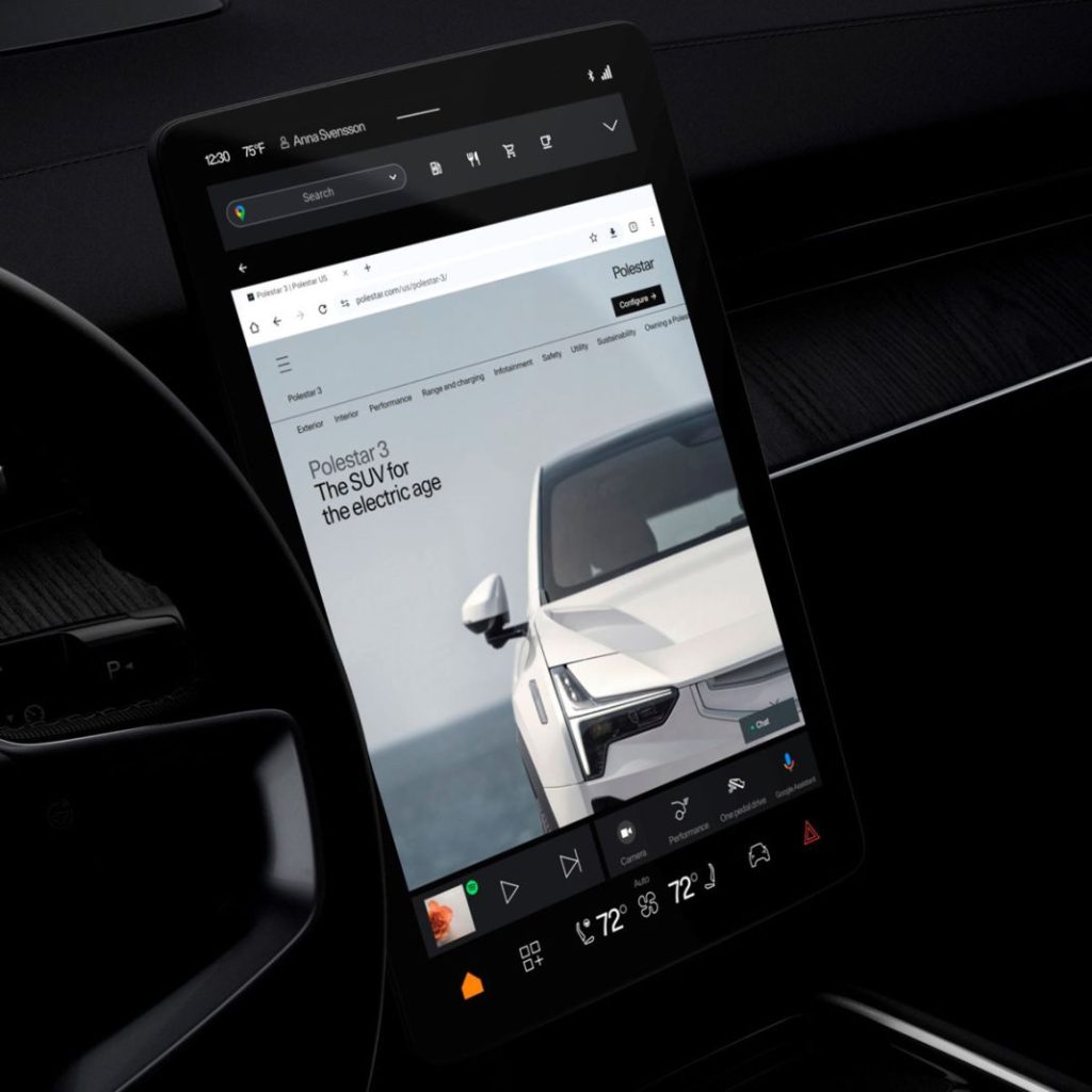Si quieres navegar con Google Chrome, cómprate un Polestar 4 Motor16 NUEVAS FUNCIONES GOOGLE Y POLESTAR 2 Motor16