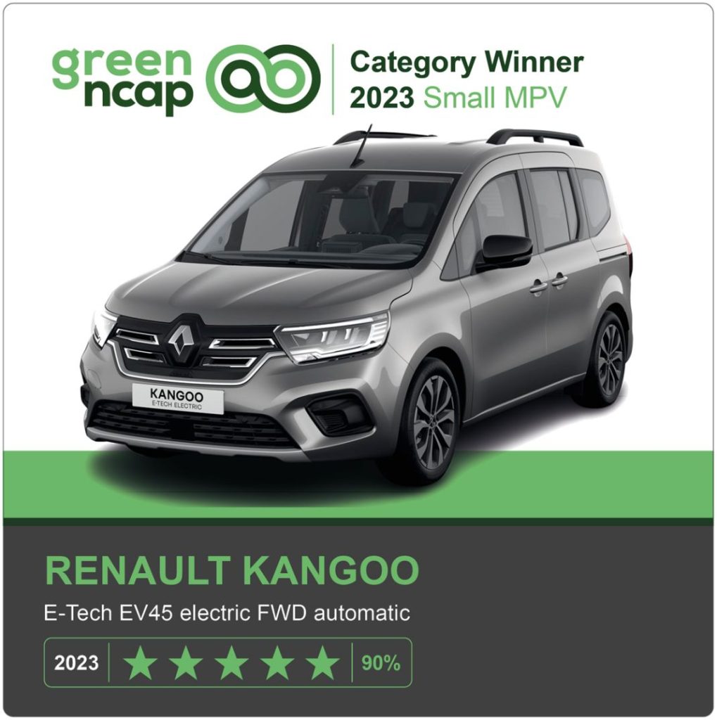 Renault Kangoo FURGONETA pequeno 2023 GREEN NCAP Motor16