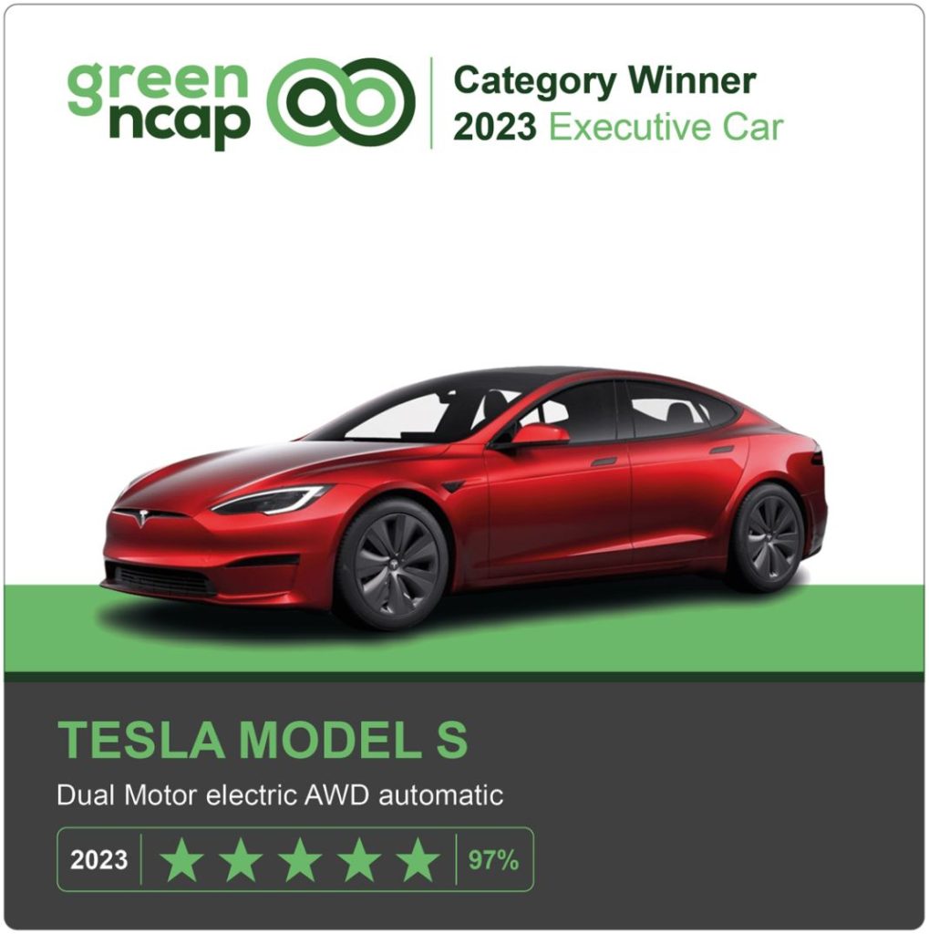 Tesla Model S Ejecutivo 2023 GREEN NCAP Motor16