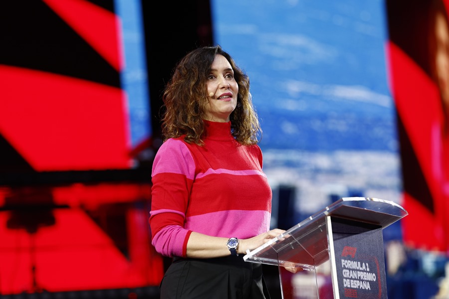 isabel diaz ayuso formula 1 madrid Motor16