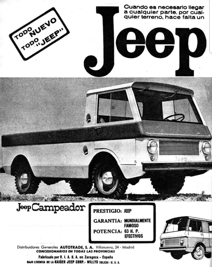 Pick up, pick-up, pickup… ¿De dónde viene el barbarismo con el que nos referimos a las camionetas todoterreno? 5 Motor16 pick up anuncio jeep campeador Motor16
