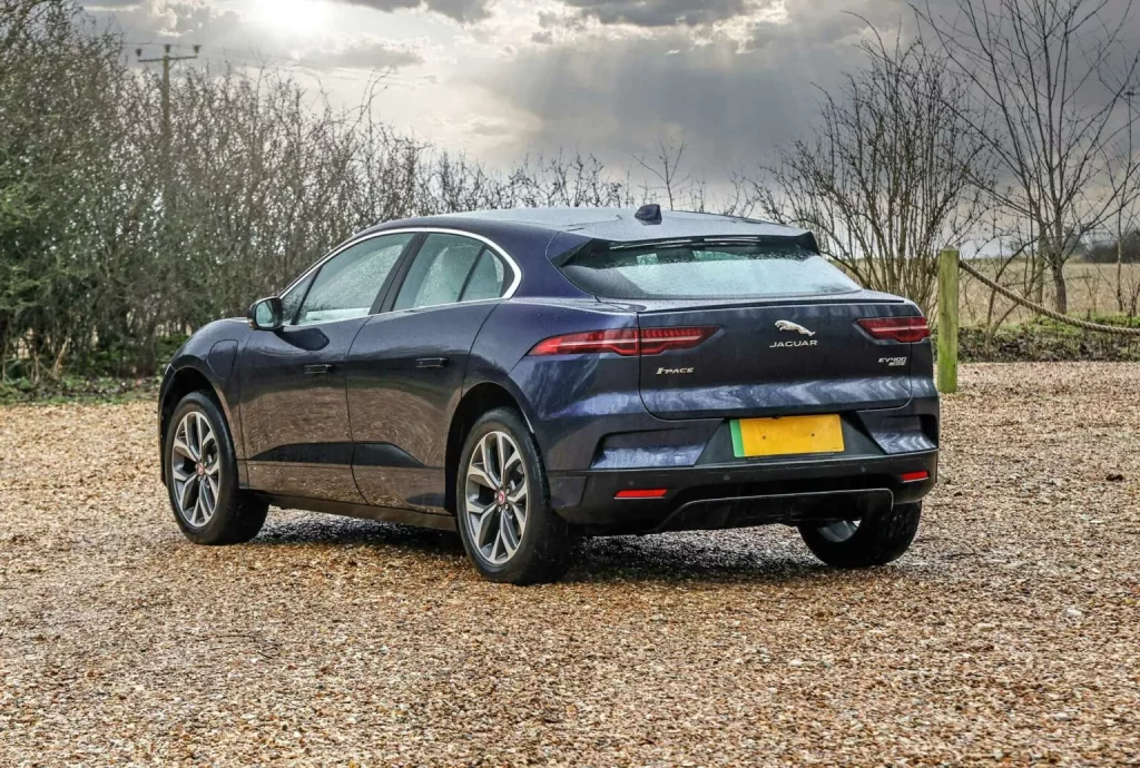 2018 Jaguar I-Pace Carlos III. Imagen trasera.