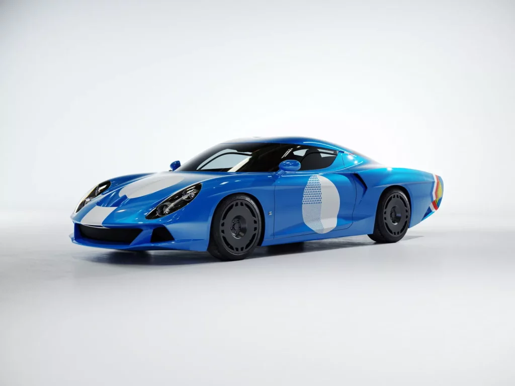 Zagato AGTZ Twin Tail: El Alpine A110 más exótico que jamás verás 2 Motor16 2024 Zagato AGTZ Twin Tail. Imagen delantera.