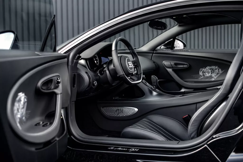 2024 Bugatti Chiron Hommage T50S. Imagen interior.