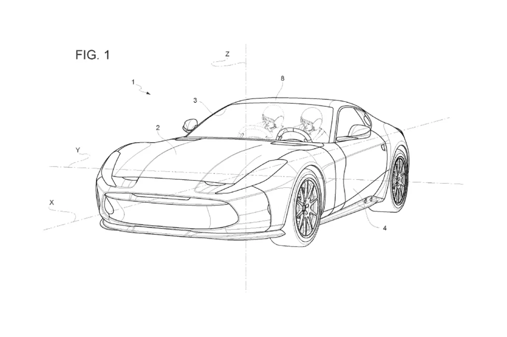 Ferrari patenta el cockpit de su futuro superdeportivo. con el que se ríe del McLaren F1 11 Motor16 2024 Ferrari Cockpit Patente 10 Motor16
