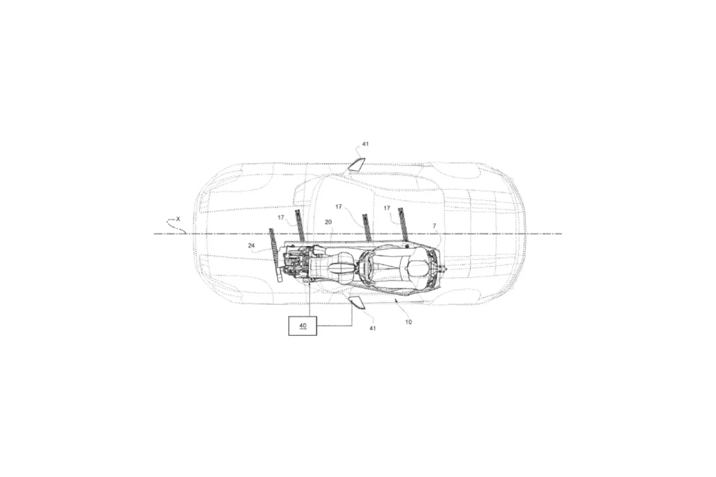 Ferrari patenta el cockpit de su futuro superdeportivo. con el que se ríe del McLaren F1 12 Motor16 2024 Ferrari Cockpit Patente 11 Motor16