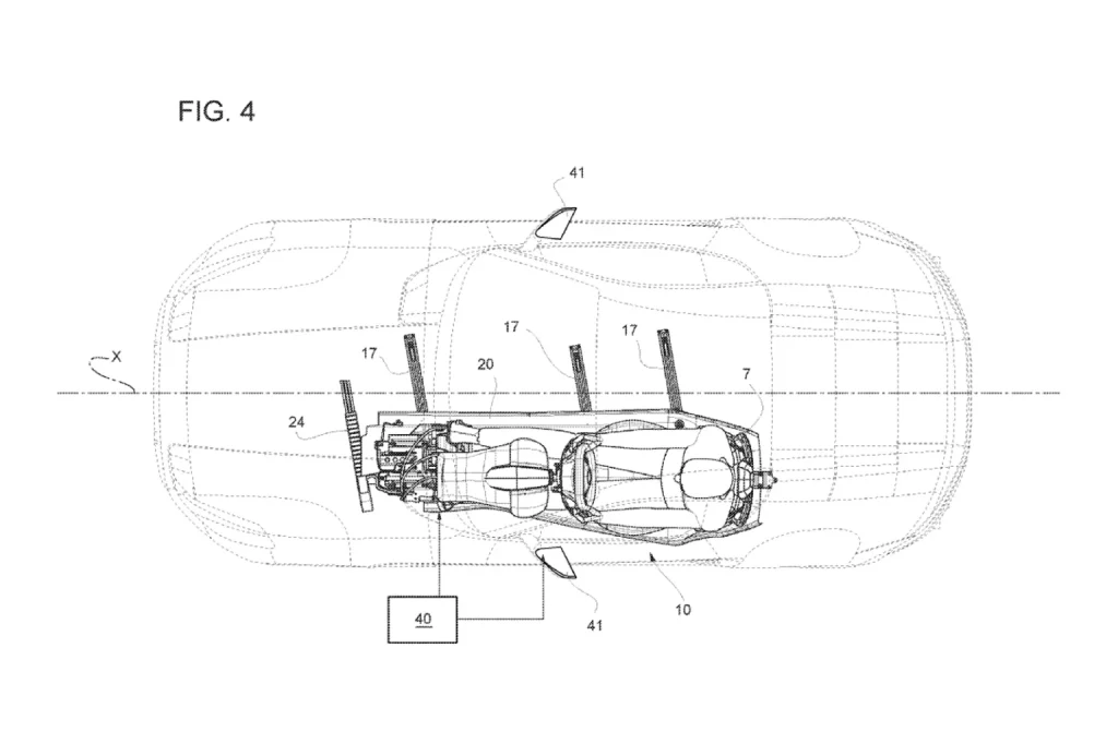 Ferrari patenta el cockpit de su futuro superdeportivo. con el que se ríe del McLaren F1 8 Motor16 2024 Ferrari Cockpit Patente 7 Motor16